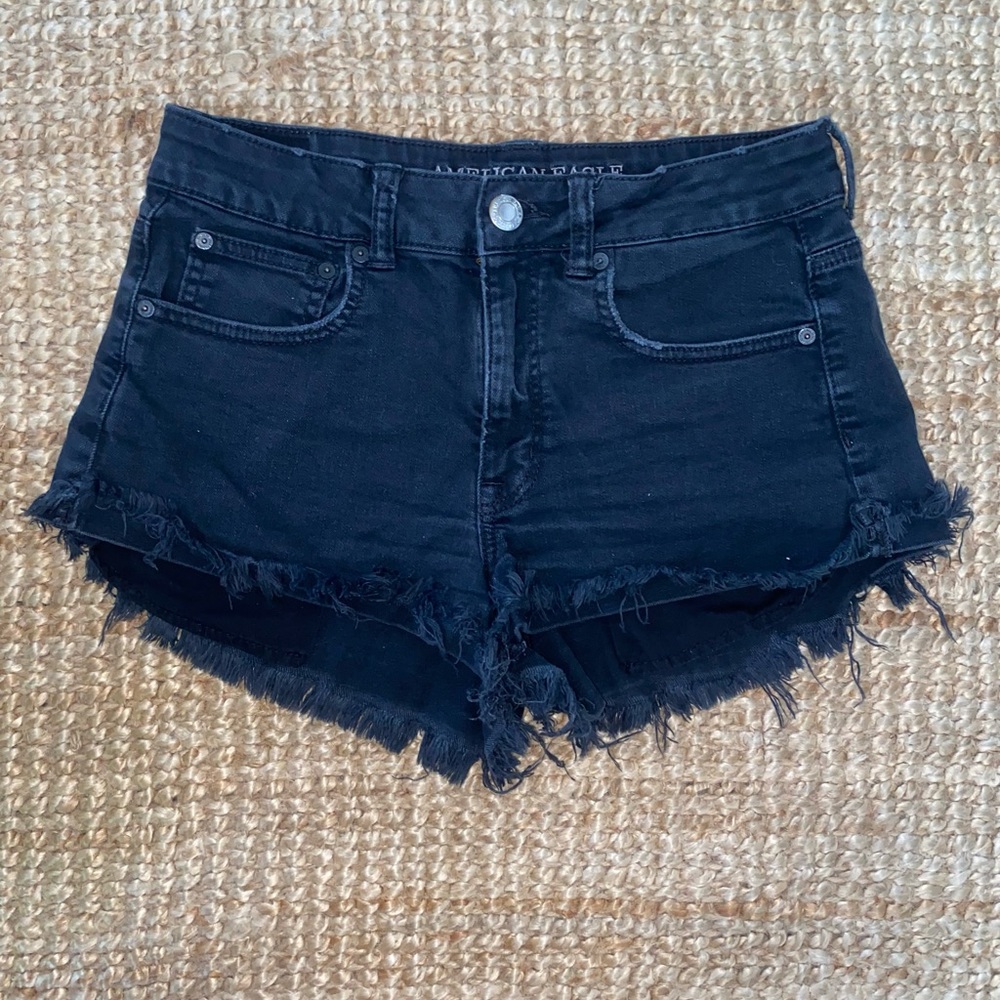 American Eagle High Rise Jean shorts US size 8